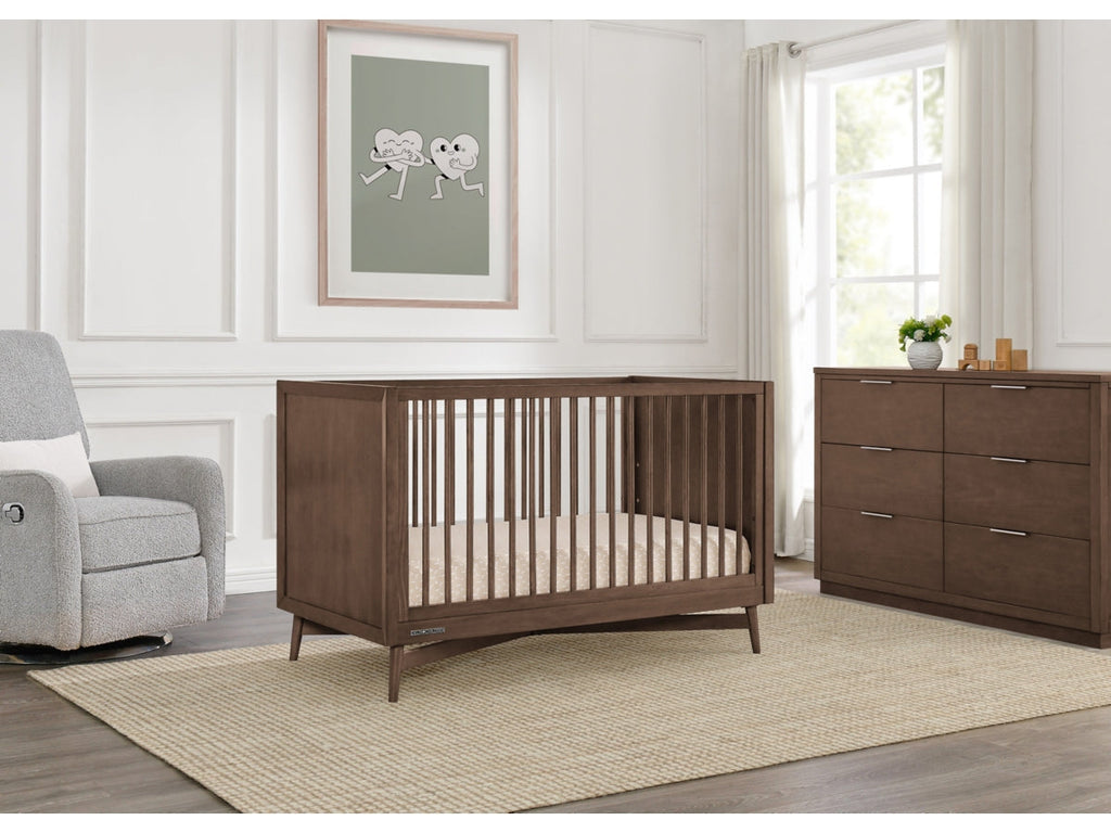Dylan 4-in-1 Convertible Crib | Mid-Century Nursery Furniture Australia ...