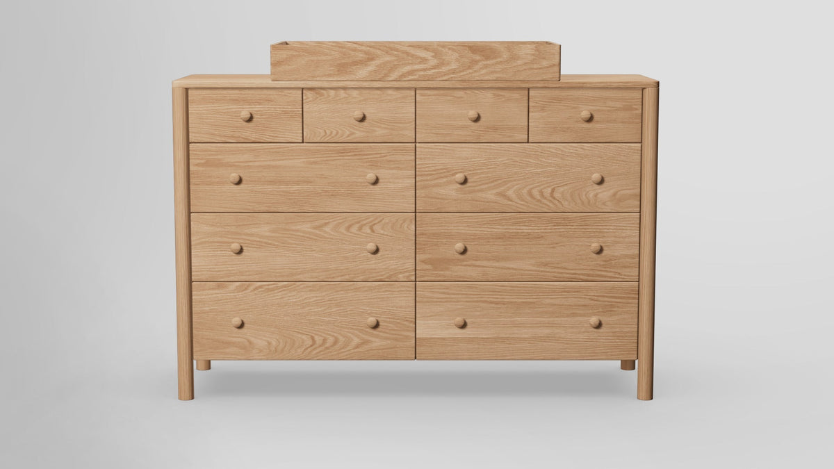 https://cdn.shopify.com/s/files/1/0216/9339/9104/files/ChildsPose_10_Drawer_Tall_Dresser_With_Tray_Redoak_Unfinished_Front.jpg?v=1763586318