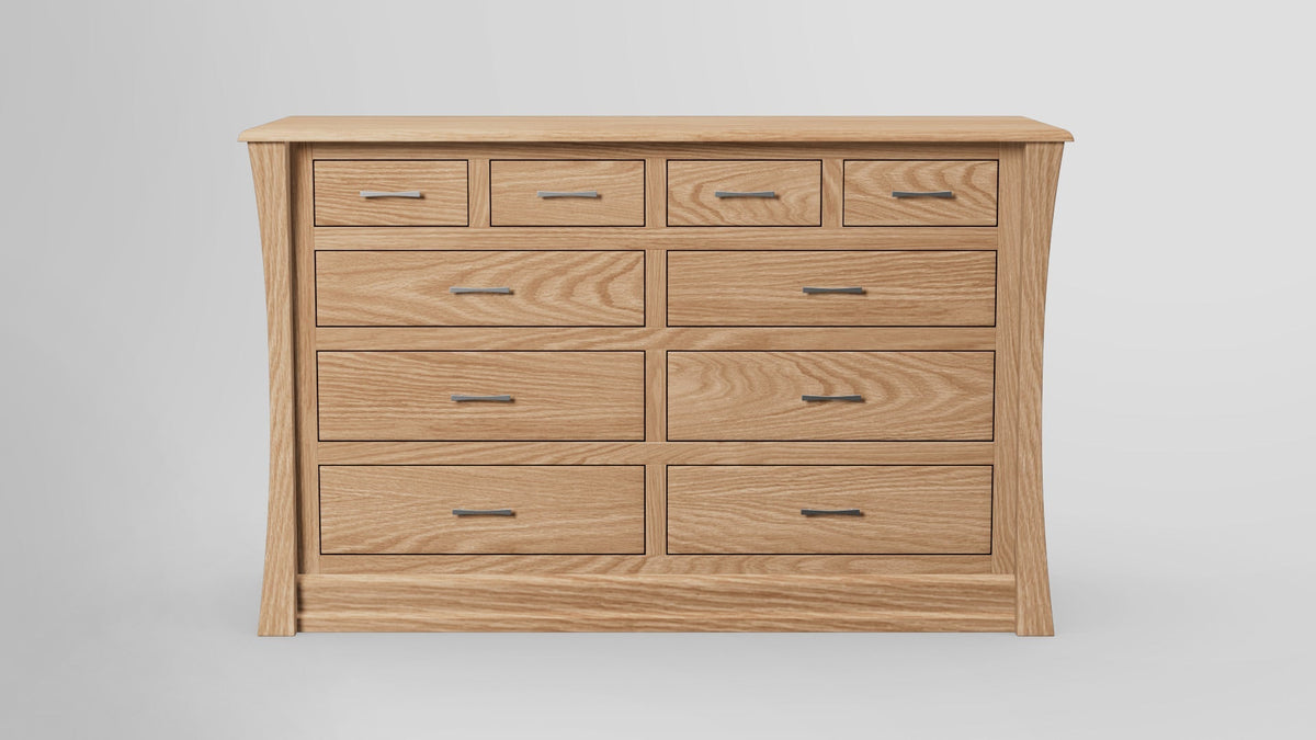 https://cdn.shopify.com/s/files/1/0216/9339/9104/files/Clover_Green_10_Drawer_Dresser_Redoak_Unfinished_Front.jpg?v=1772695830