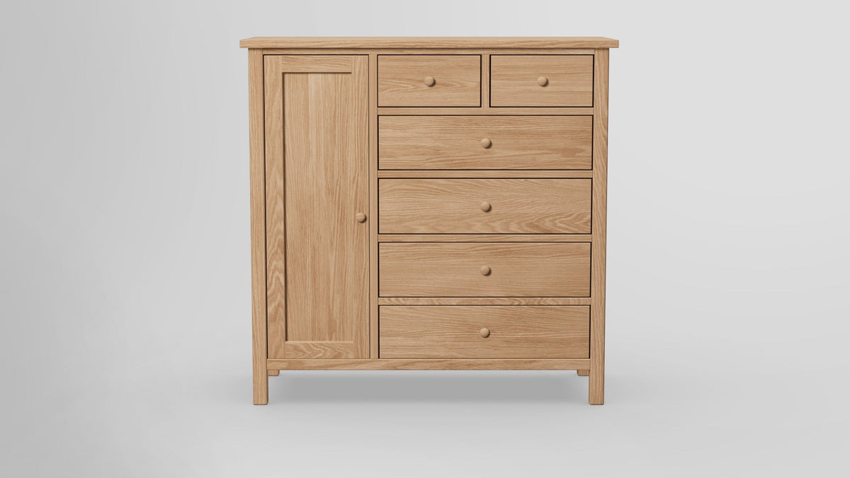 https://cdn.shopify.com/s/files/1/0216/9339/9104/files/Footprint_Combo_Dresser_Left_Side_Door_Redoak_Unfinished_Front.jpg?v=1762490848
