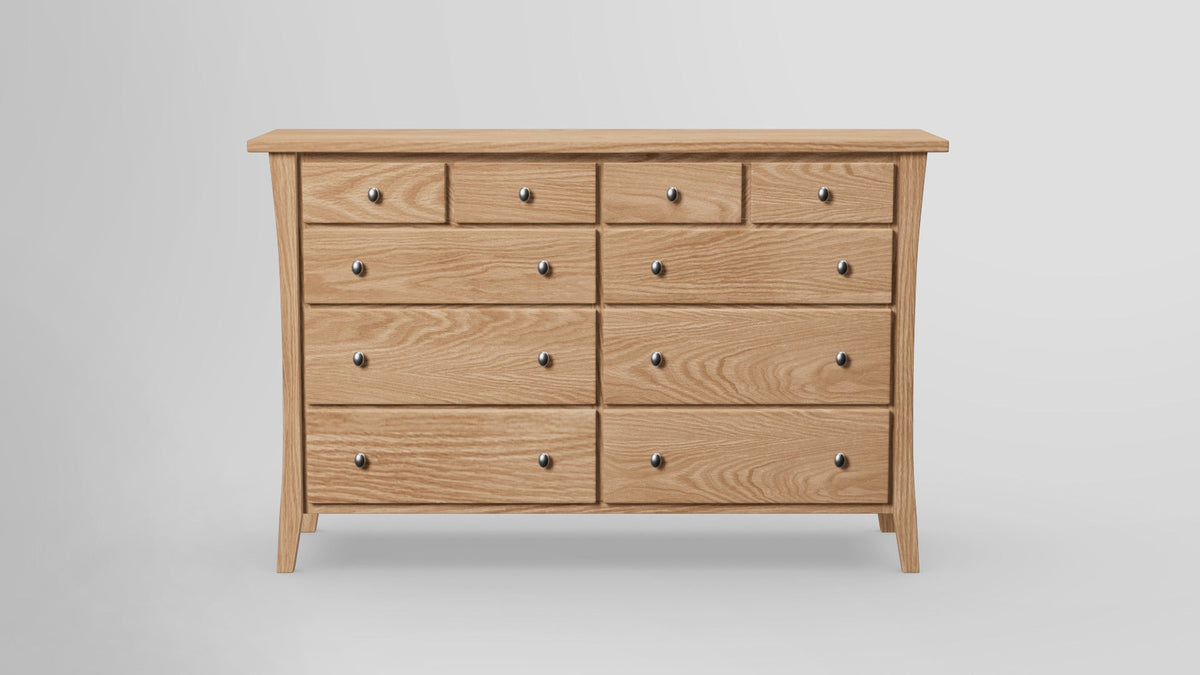 https://cdn.shopify.com/s/files/1/0216/9339/9104/files/Forest_Green_10_Drawer_Dresser_Redoak_Unfinished_Front.jpg?v=1769841580