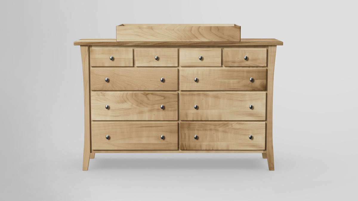 https://cdn.shopify.com/s/files/1/0216/9339/9104/files/Forest_Green_10_Drawer_Dresser_With_Tray_BrownMaple_OilFinished_Front.jpg?v=1769841244