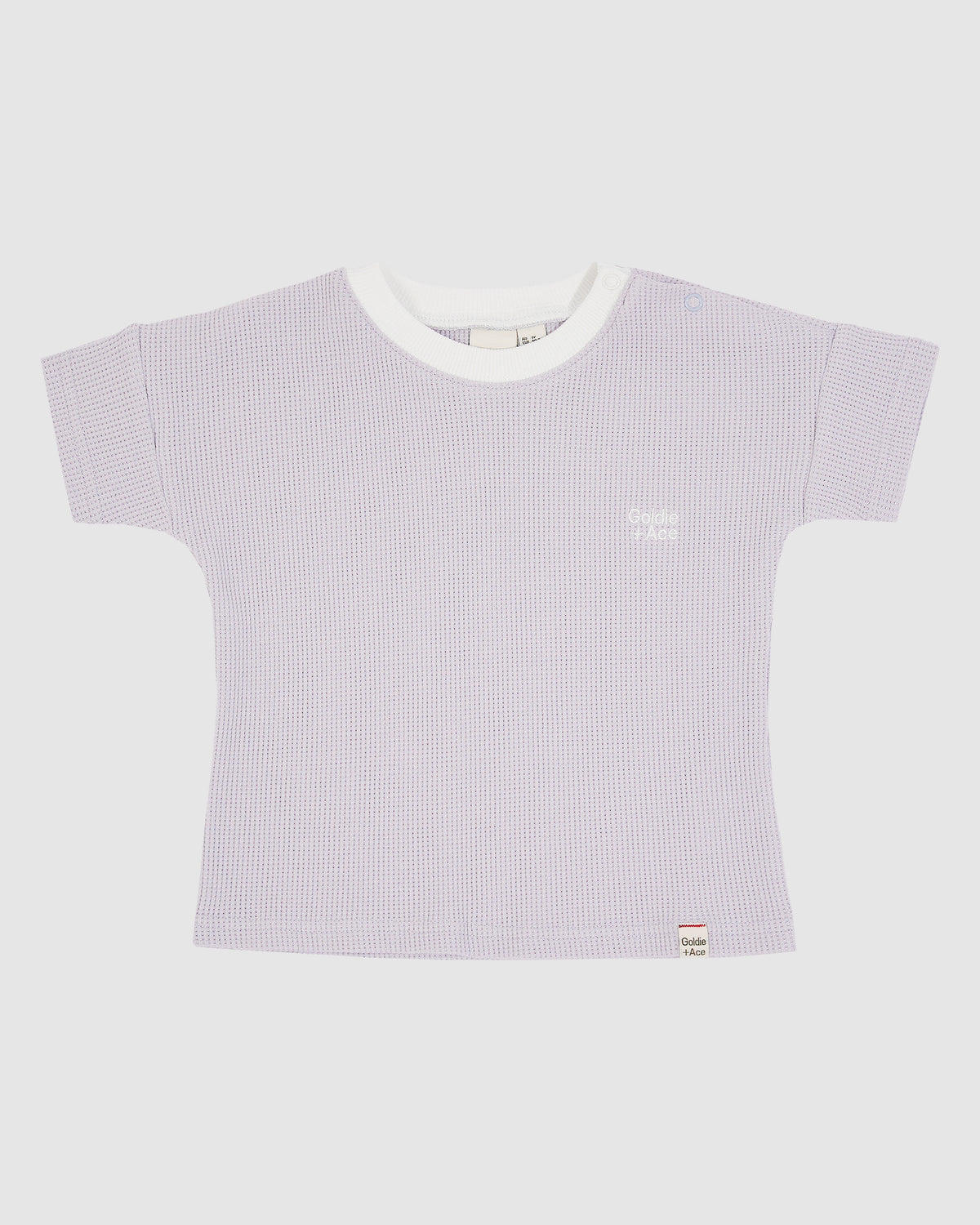 Goldie Waffle Tee Arctic Ice