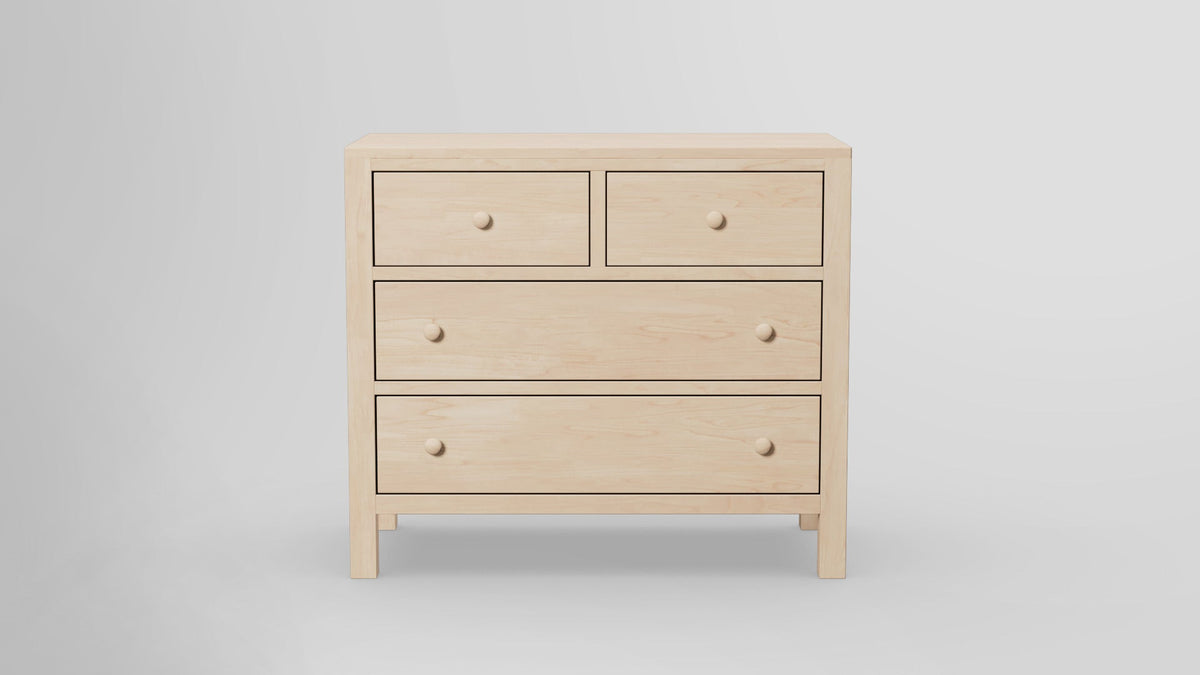https://cdn.shopify.com/s/files/1/0216/9339/9104/files/Gratitude_4_Drawer_Dresser_HardMaple_Unifinished_Front.jpg?v=1763346122