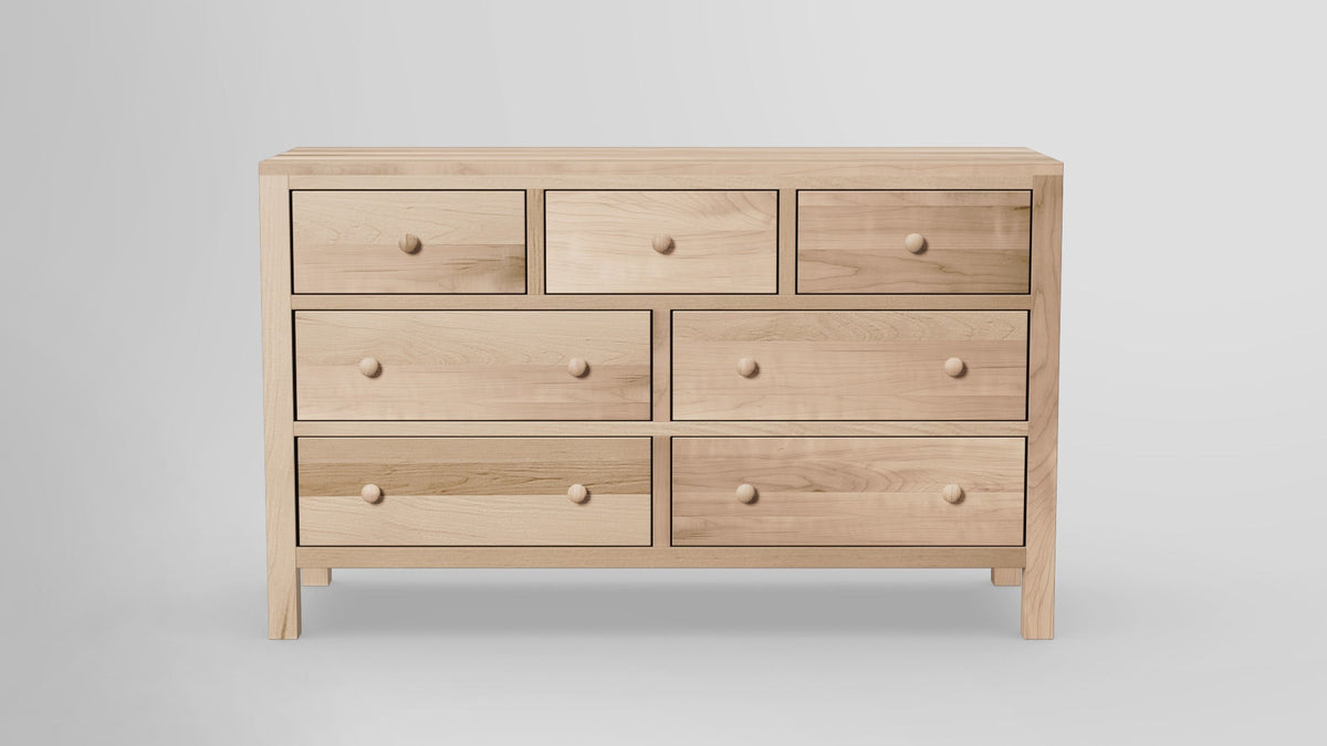 https://cdn.shopify.com/s/files/1/0216/9339/9104/files/Gratitude_7_Drawer_Dresser_BrownMaple_Unfinished_Front.jpg?v=1765055831
