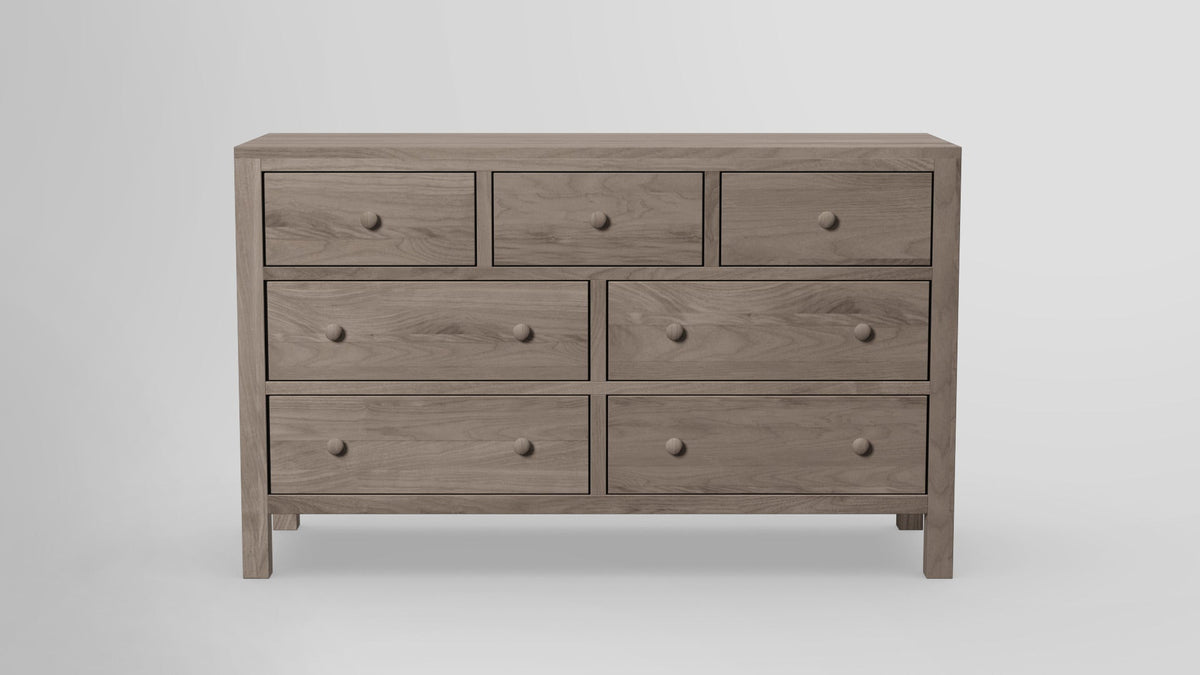 https://cdn.shopify.com/s/files/1/0216/9339/9104/files/Gratitude_7_Drawer_Dresser_Walnut_Unfinished_Front.jpg?v=1765055831