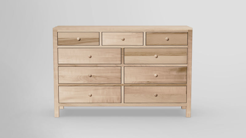 https://cdn.shopify.com/s/files/1/0216/9339/9104/files/Gratitude_9_Drawer_Tall_Dresser_BrownMaple_Unfinished_Front.jpg?v=1765059606
