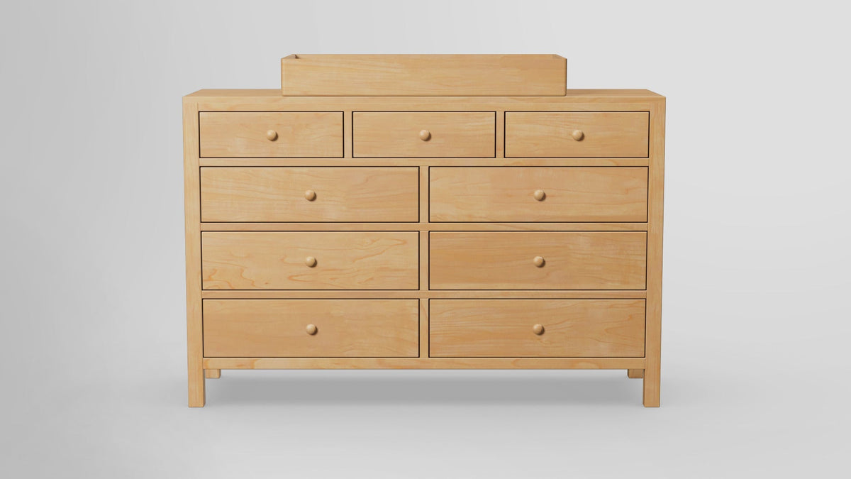 https://cdn.shopify.com/s/files/1/0216/9339/9104/files/Gratitude_9_Drawer_Tall_Dresser_With_Tray_HardMaple_Oilfinished_Front.jpg?v=1765059050