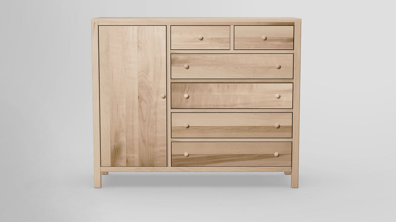 https://cdn.shopify.com/s/files/1/0216/9339/9104/files/Gratitude_Combo_Dresser_Left_Side_Door_BrownMaple_Unfinished_Front.jpg?v=1770102725
