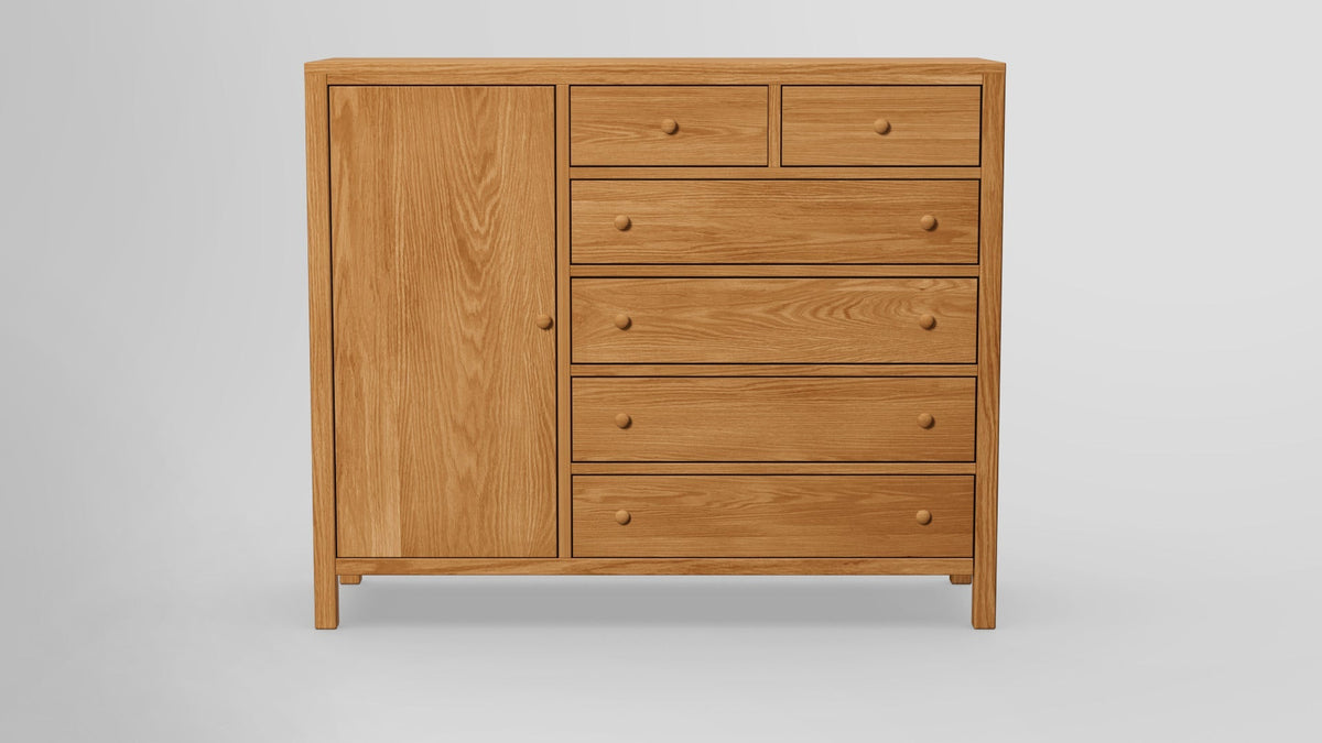 https://cdn.shopify.com/s/files/1/0216/9339/9104/files/Gratitude_Combo_Dresser_Left_Side_Door_Redoak_Oilfinished_Front.jpg?v=1770102725