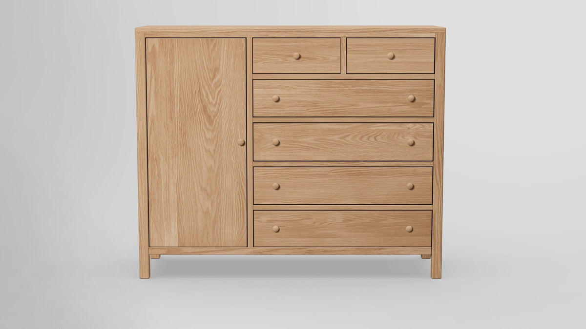 https://cdn.shopify.com/s/files/1/0216/9339/9104/files/Gratitude_Combo_Dresser_Left_Side_Door_Redoak_Unfinished_Front.jpg?v=1770102725