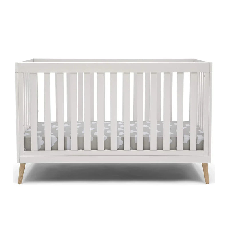 Versatile 5-in-1 Convertible Baby Crib: Adjustable Height, Toddler, Daybed, Full-Size