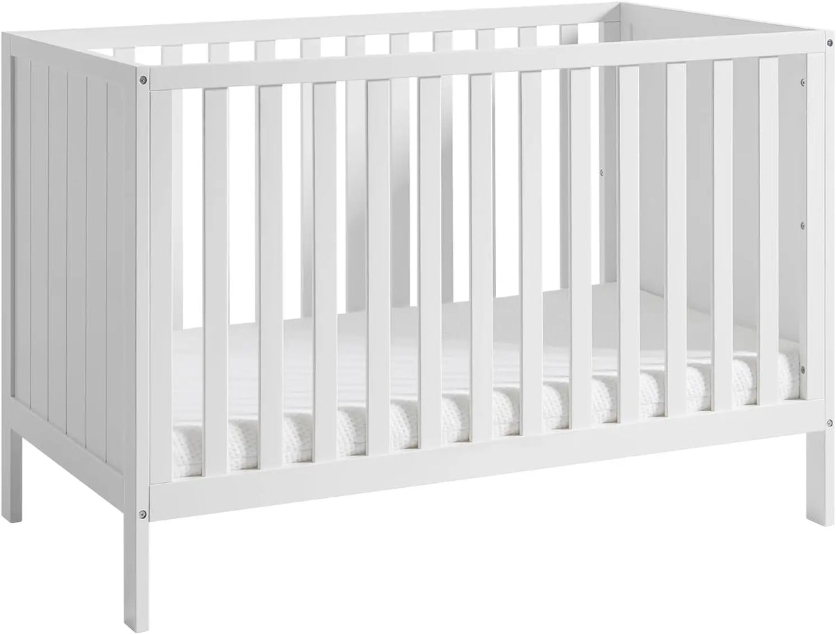 Versatile 5-in-1 Convertible Crib: Toddler, Daybed, Full-Size, 3 Height Adjustments