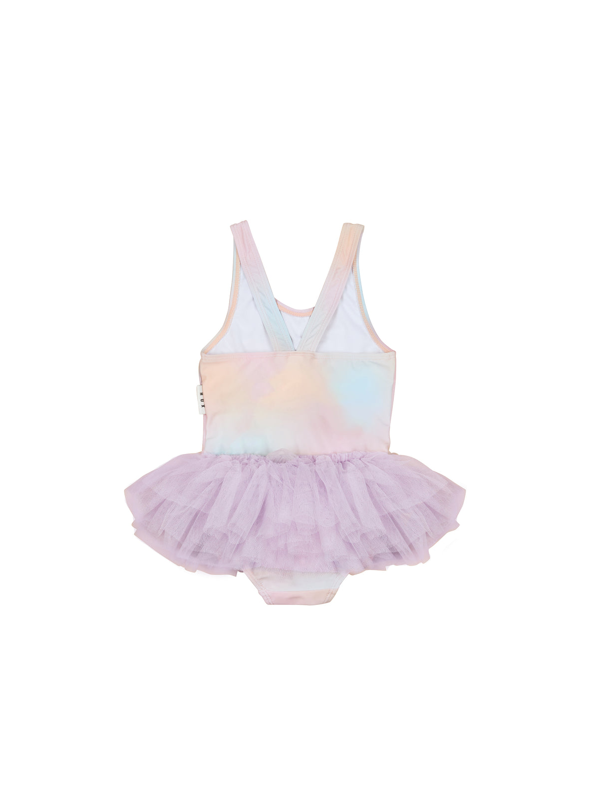 Rainbow Swirl Glittercorn Ballet Swimsuit