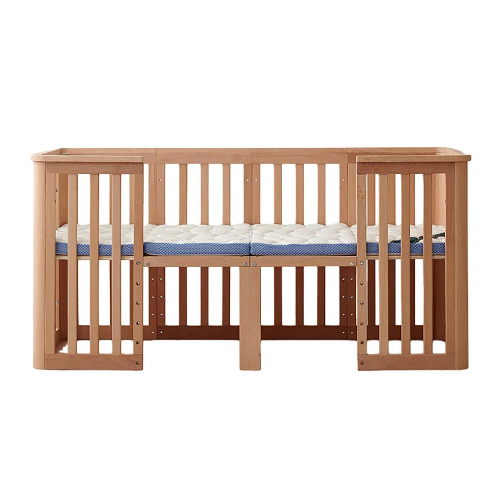 Modular Cribs Elegant Ambre Solid Wood Adjustable Modular Crib With Height Adjustabl ...