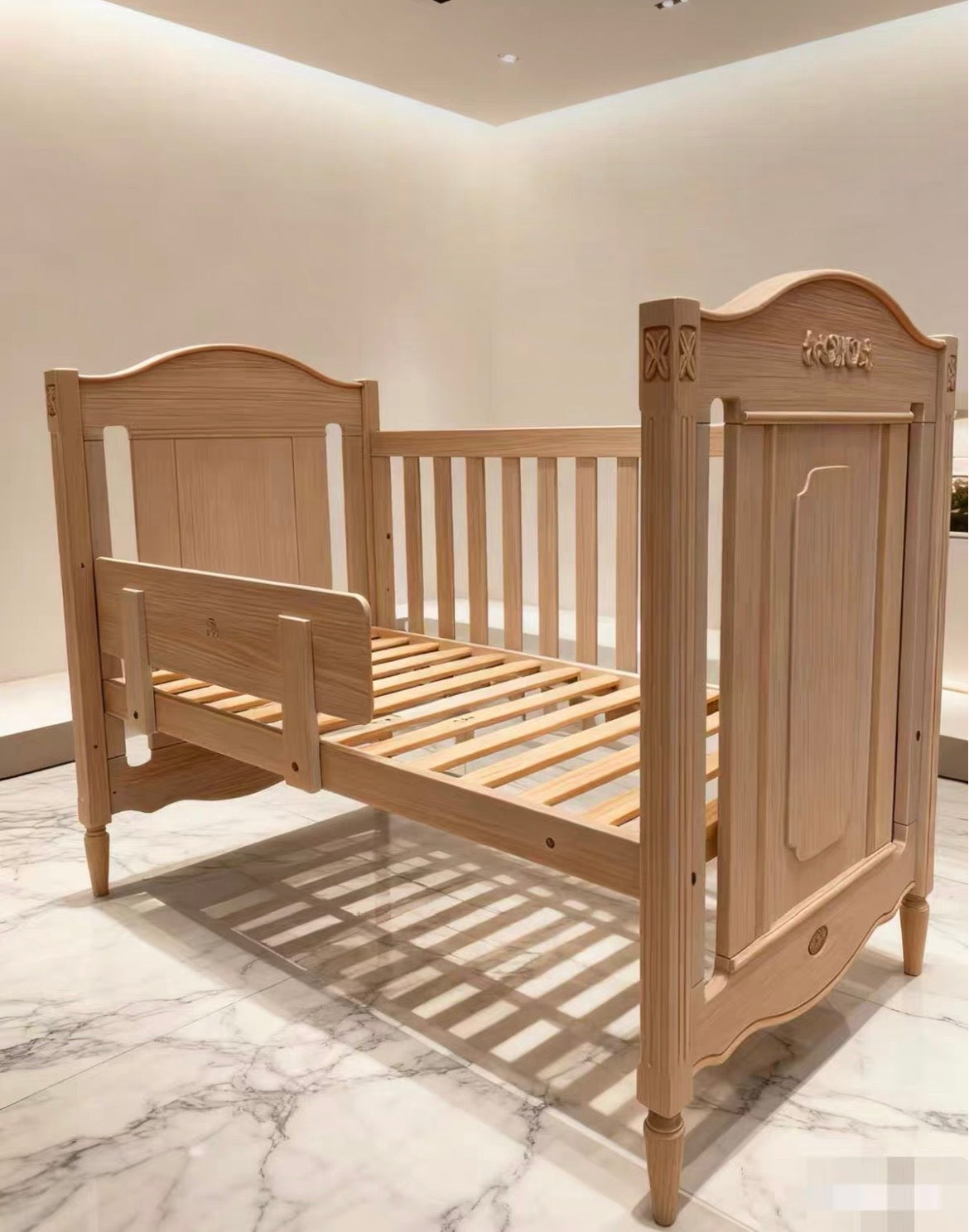 Boori Solid Cedar Convertible Baby Cot – Ex-Display | One Only