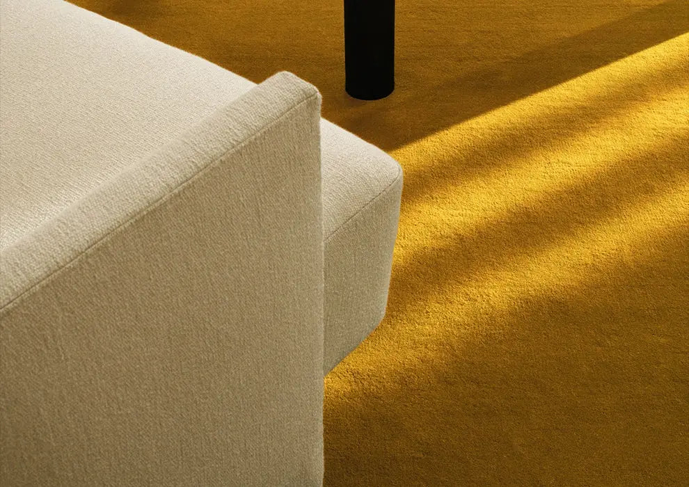 TheChildhood Bastien Yellow Tencel Bedside Blanket Handmade Luxury