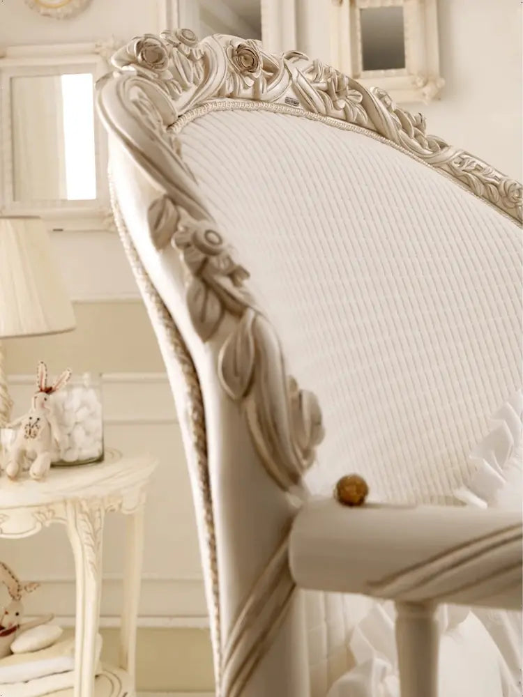 Timeless Remy Rococo Cream Baby Girl Bed Elegant Crib