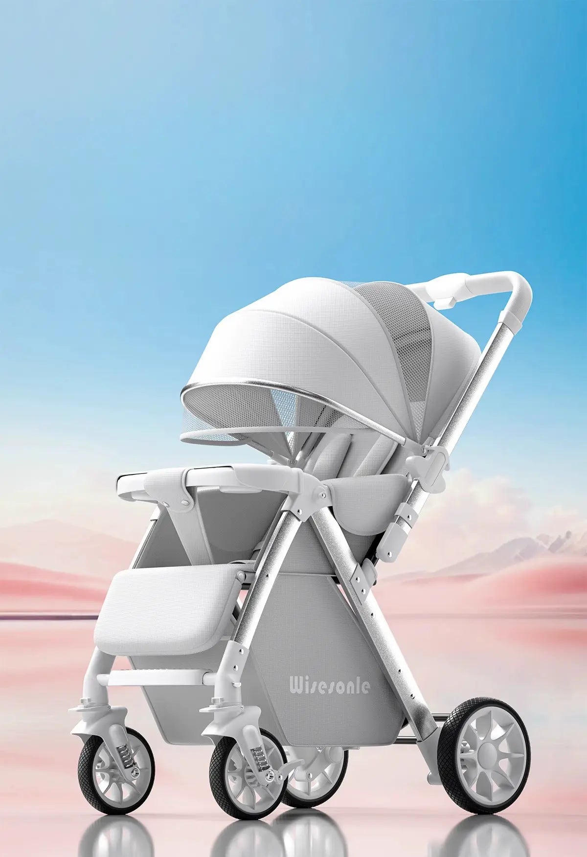 NimbusLite Lightweight Two Way Baby Stroller With Reversible Seat And Smooth Ride