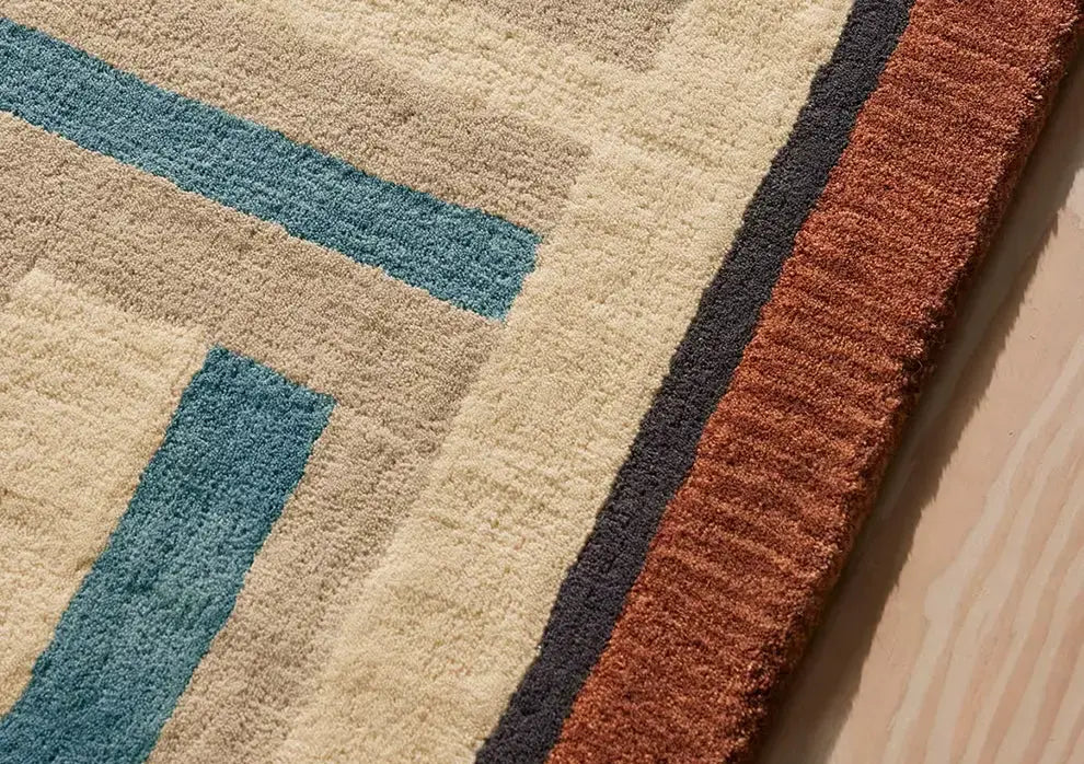 TheChildhood Valentin Modern Wabi Sabi Style Carpet For Nursery Plush Luxury Home Decor