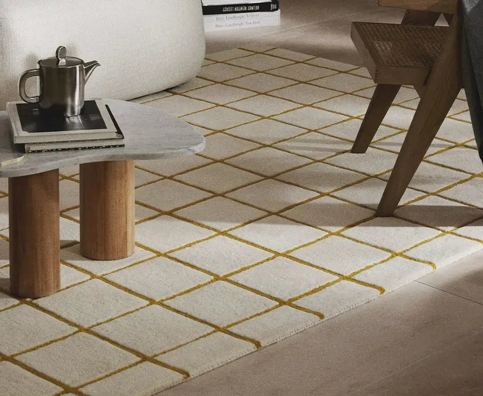 TheChildhood Nordic Plaid Carpet Eco Formaldehyde Free