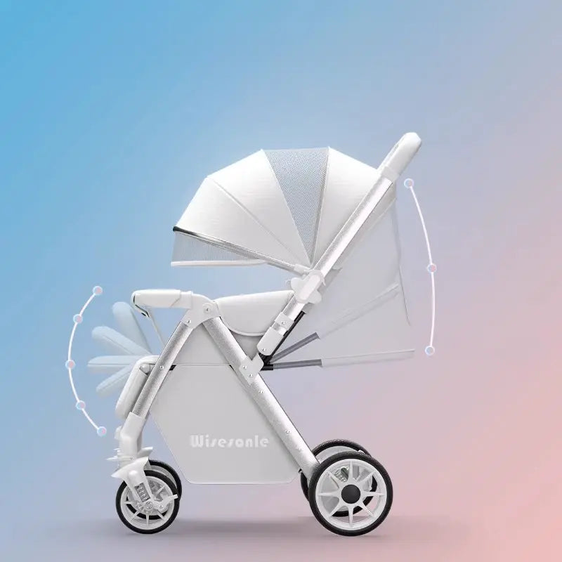 NimbusLite Lightweight Two Way Baby Stroller With Reversible Seat And Smooth Ride