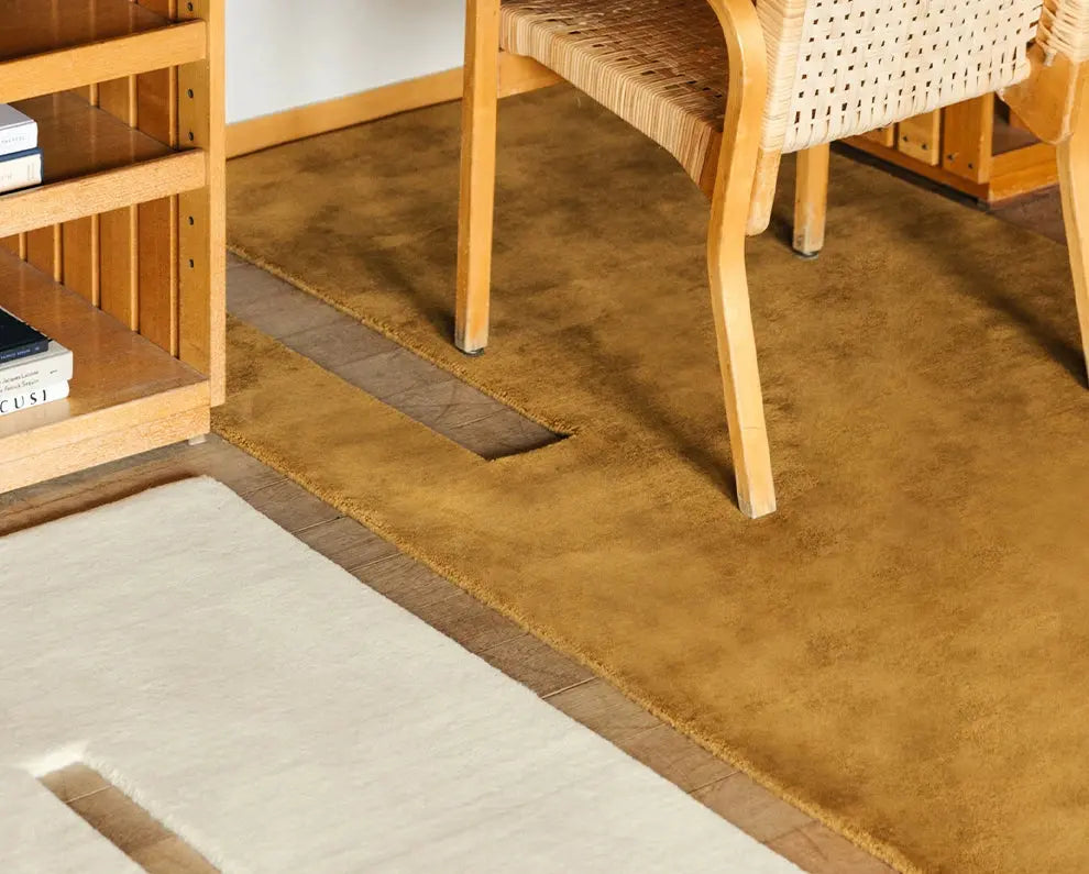 TheChildhood Aurelius Nordic Retro Handmade Carpet Rug Neutral Tones For Nursery Design
