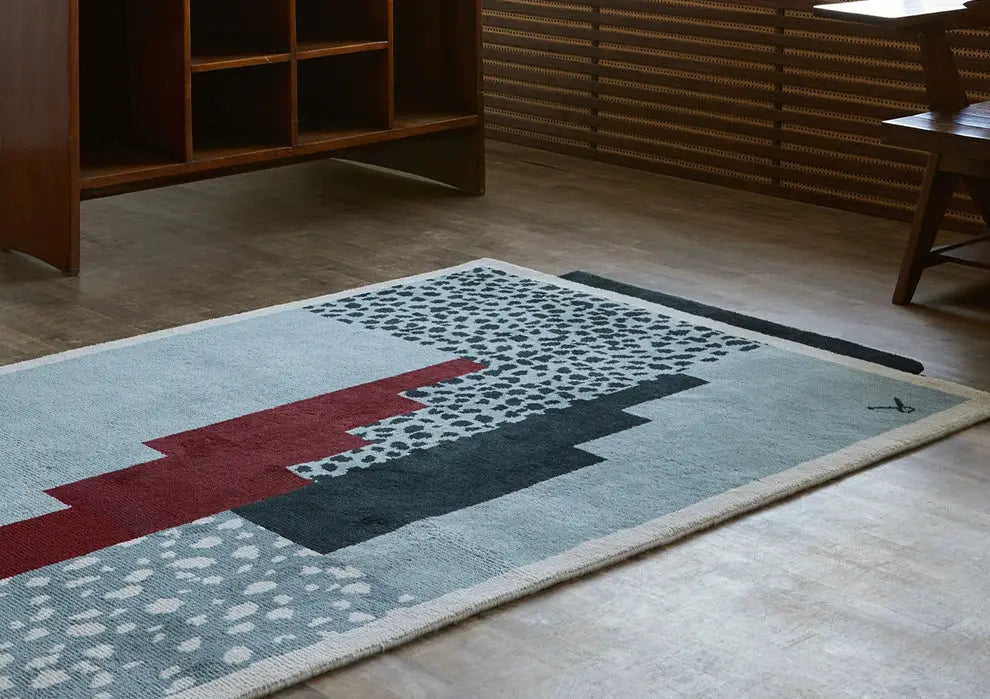 TheChildhood Alphonse Handmade Irregular Shaped Carpet Retro Style