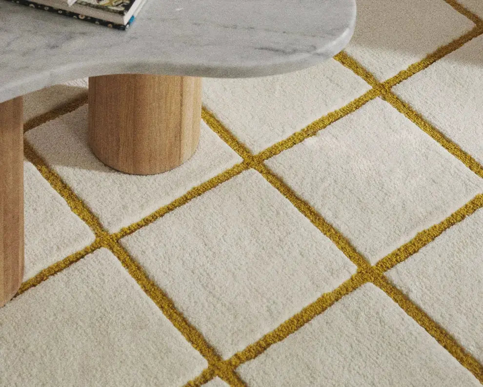 TheChildhood Nordic Plaid Carpet Eco Formaldehyde Free