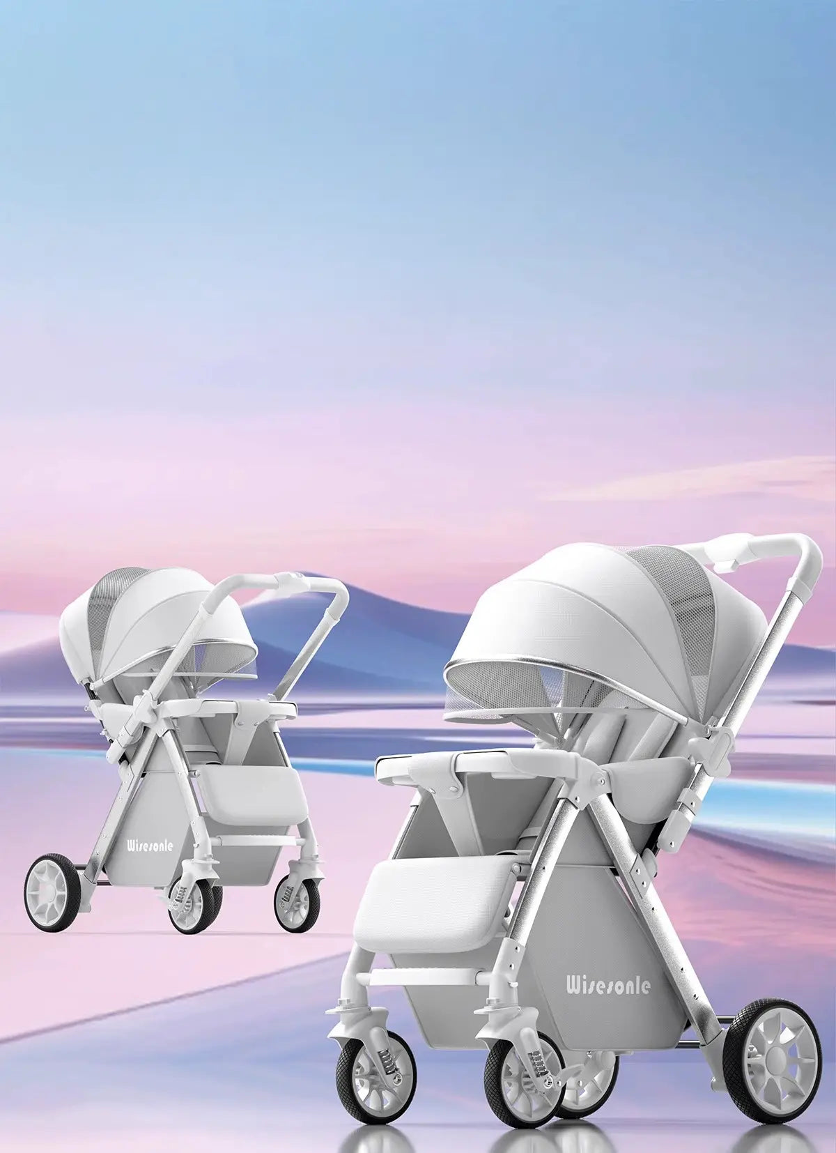NimbusLite Lightweight Two Way Baby Stroller With Reversible Seat And Smooth Ride