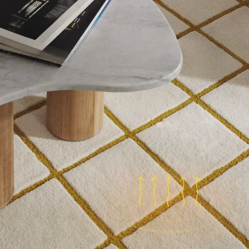 TheChildhood Nordic Plaid Carpet Eco Formaldehyde Free