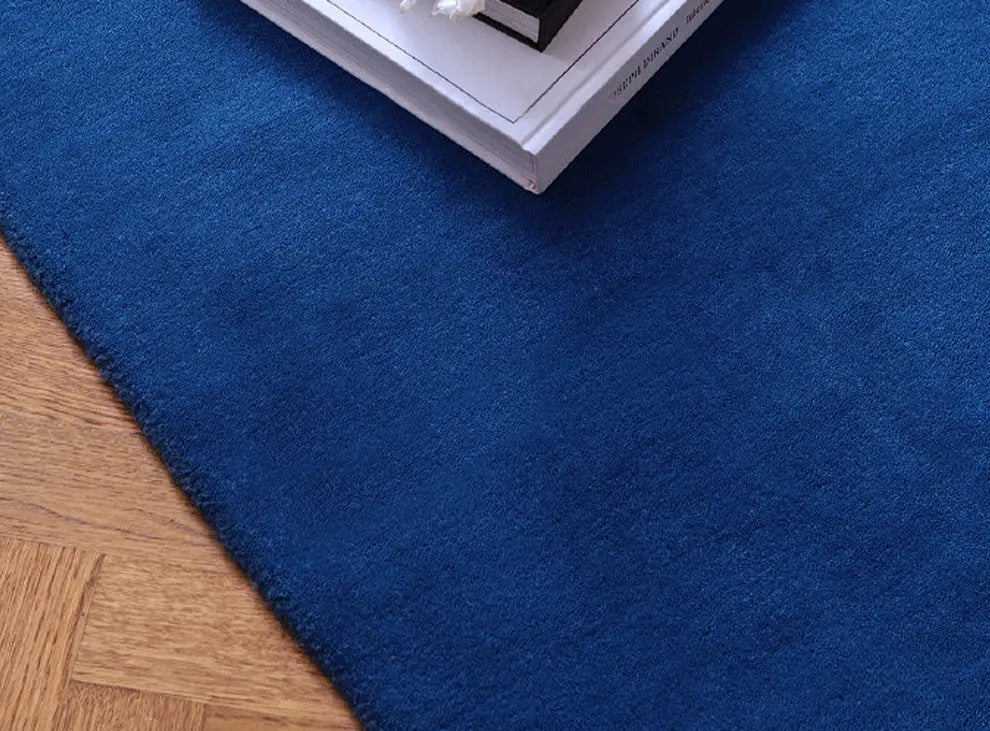 TheChildhood Noémie Custom Handmade Blue Coffee Table Blanket Thickened Nursery Decor Design