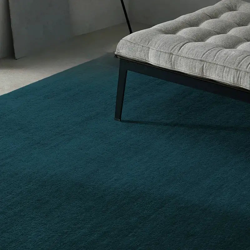 TheChildhood Maelis Pure Silk Bedroom Blanket Dark Sea And Blue Design Handmade Luxury For Nursery