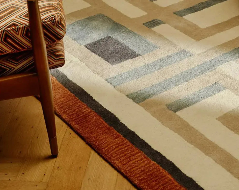 TheChildhood Valentin Modern Wabi Sabi Style Carpet For Nursery Plush Luxury Home Decor
