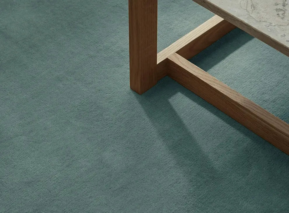 TheChildhood Rafaelle Emerald Blue Handmade Custom Nursery Carpet