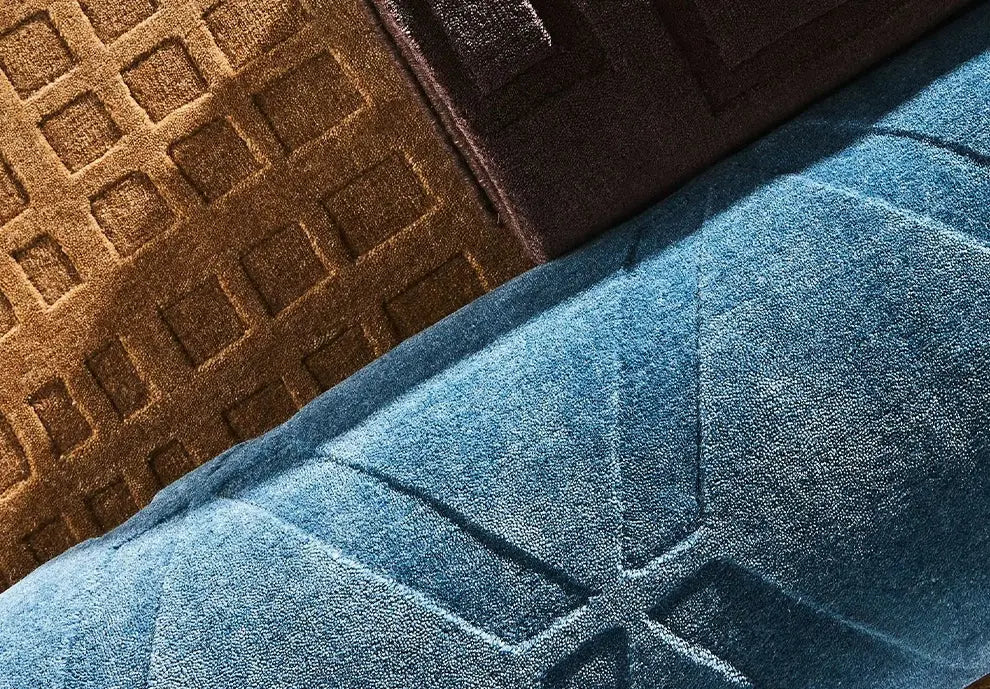 Aurelia Geometric Plaid Handmade Coffee Table Blanket – Elegant Light Luxury Design