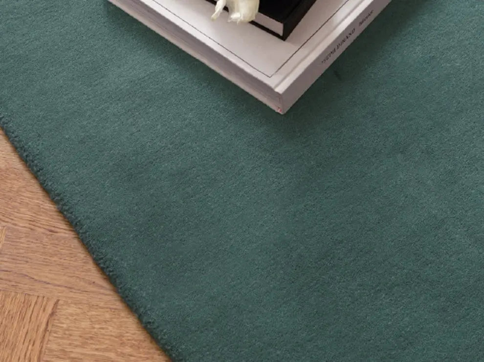 TheChildhood Rafaelle Emerald Blue Handmade Custom Nursery Carpet