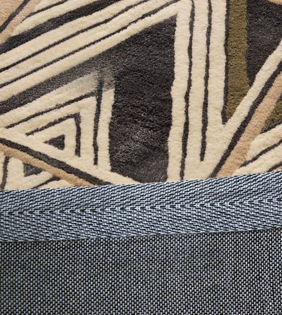 TheChildhood Remiel Geometric Retro Ethnic Style Carpet Handmade Nordic Design Rug For Nursery