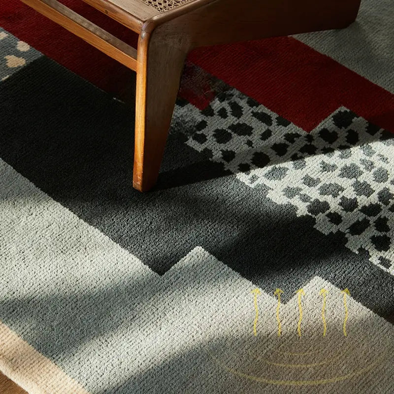 TheChildhood Alphonse Handmade Irregular Shaped Carpet Retro Style