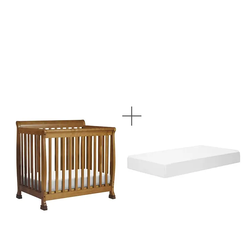 Elegant Enzo Solid Wood Mini Baby Bed With Durable Safety and Nursery Comfort for Safe Sleep and Growth