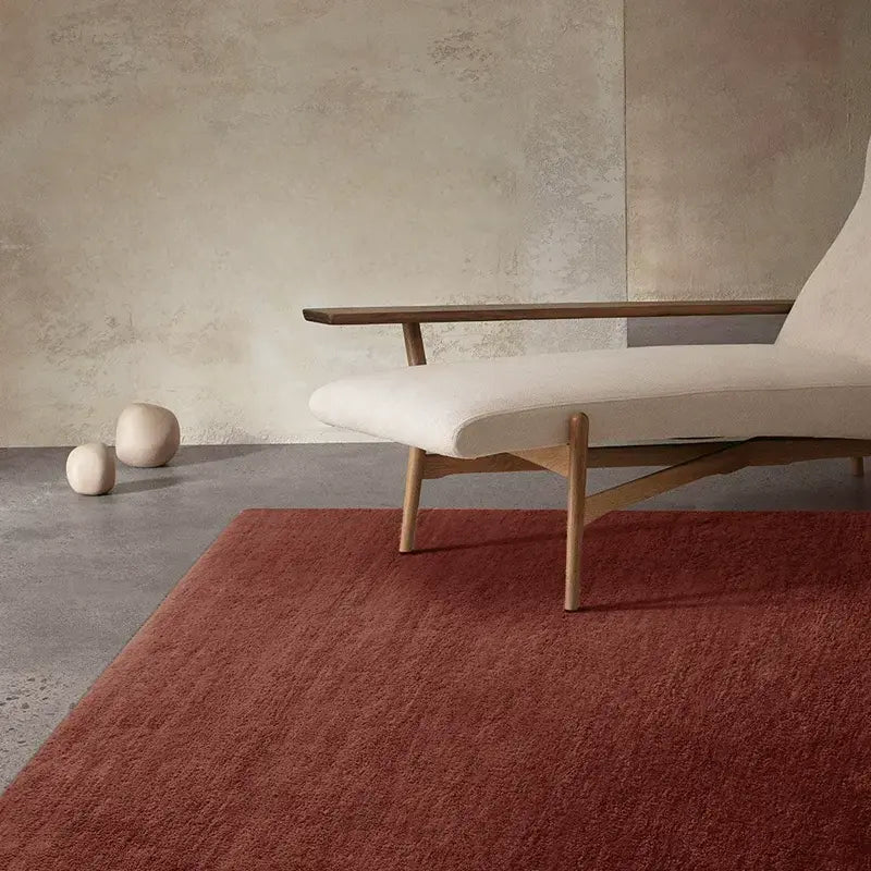 TheChildhood Isabeau Luxury Pure Red Tencel Blanket Hand Made Custom Design For Nursery Decor