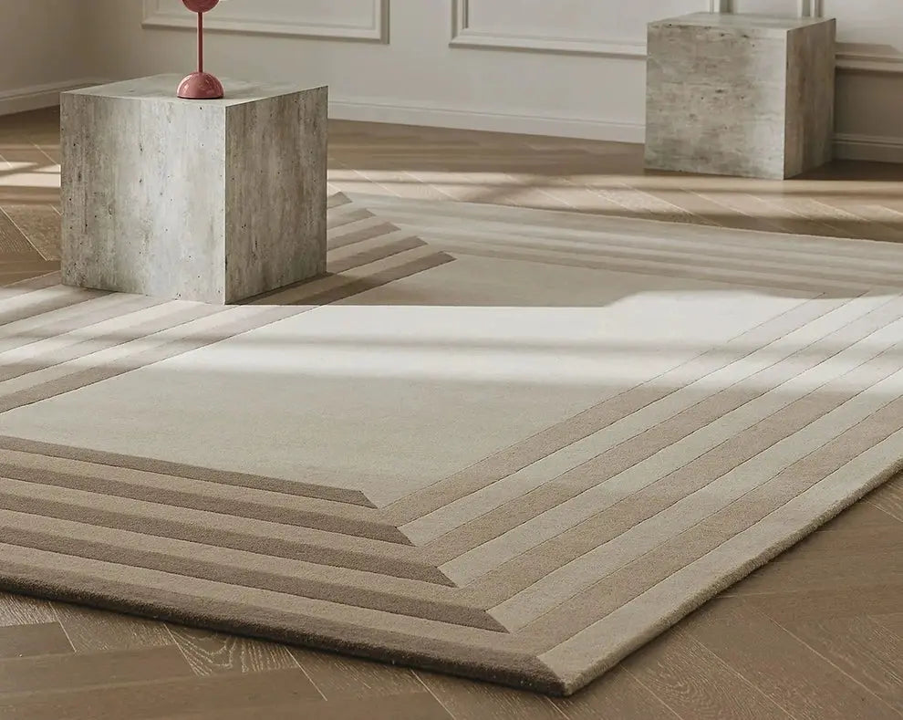 TheChildhood Mélisande Minimalist Geometric Coffee Table for Nurseries Handmade Custom Design