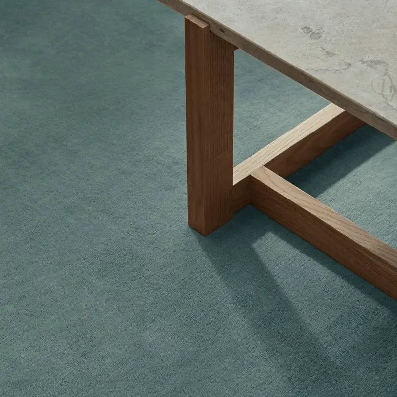 TheChildhood Rafaelle Emerald Blue Handmade Custom Nursery Carpet