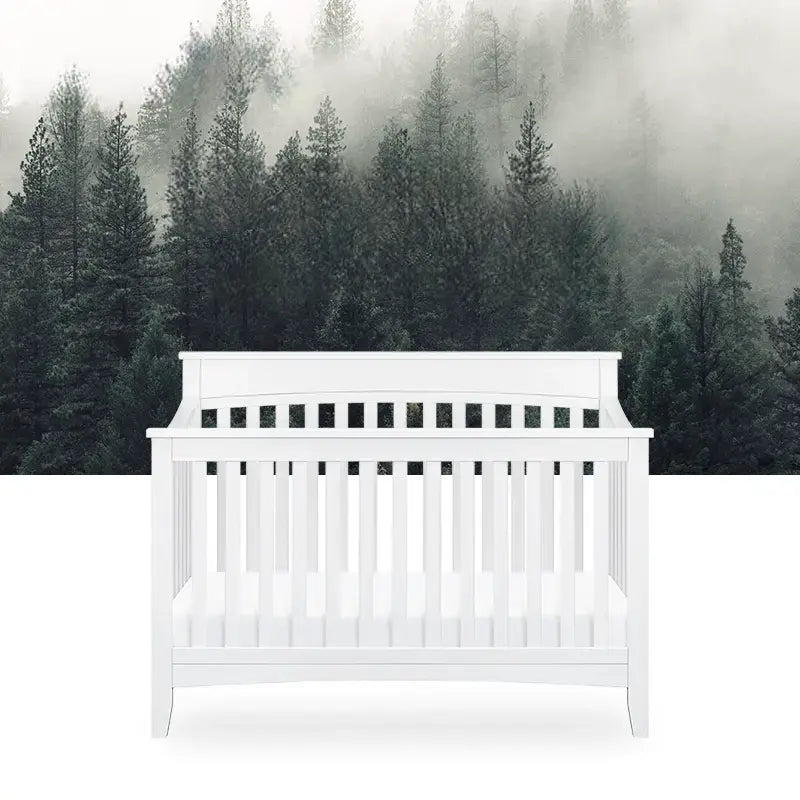 Elegant Grove Baby Crib By Yann - Imported Solid Wood Craftsmanship