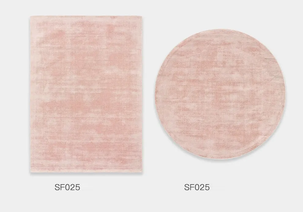 TheChildhood Olivier Tencel Pink Blanket Handmade Luxury Nursery Throw Solid Color