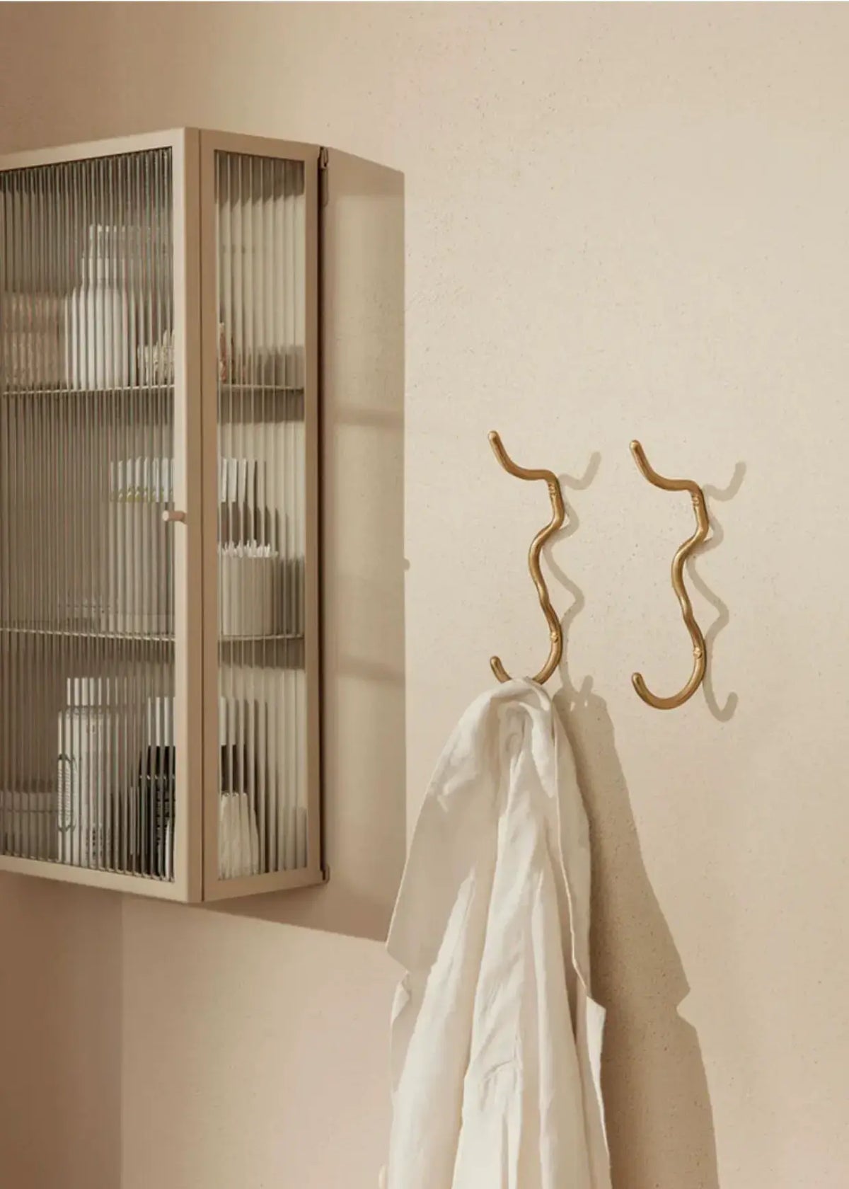 Anthelme Living Brass Wave Towel Hook