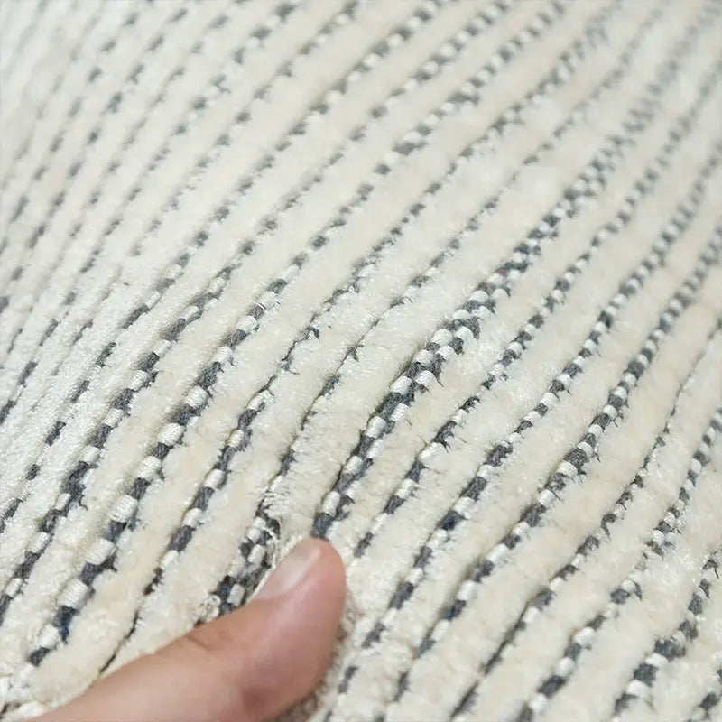 TheChildhood Isidore Handmade Cotton Silk Rug Eco Friendly Nursery