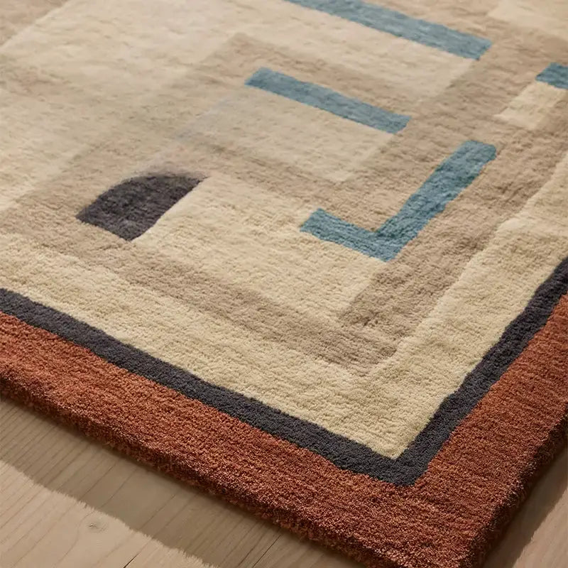 TheChildhood Valentin Modern Wabi Sabi Style Carpet For Nursery Plush Luxury Home Decor
