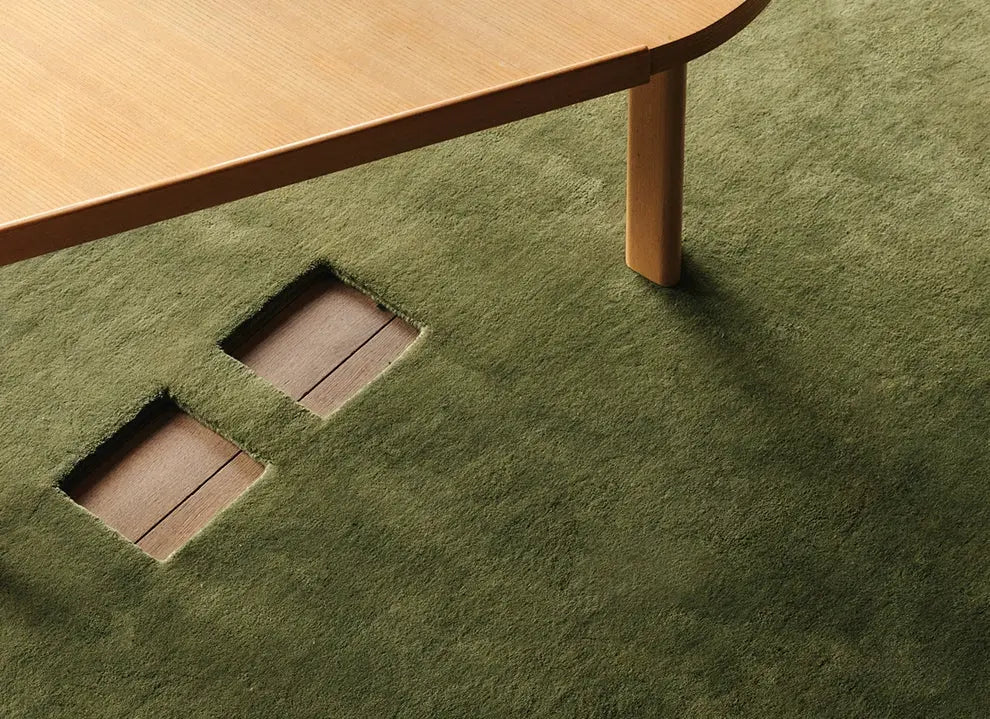 TheChildhood Aurelius Nordic Retro Handmade Carpet Rug Neutral Tones For Nursery Design