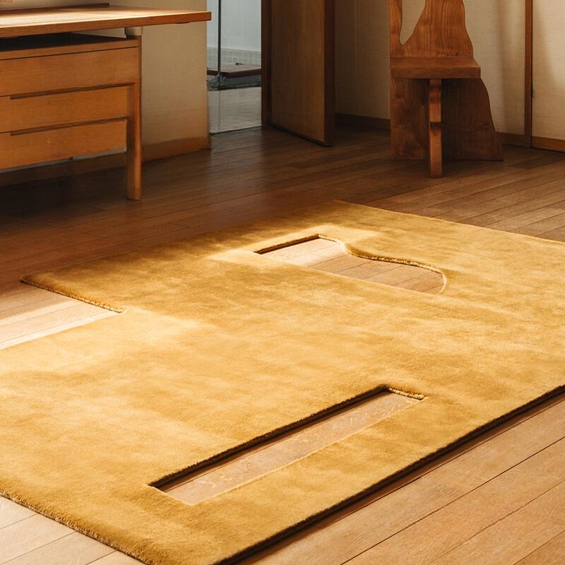 TheChildhood Aurelius Nordic Retro Handmade Carpet Rug Neutral Tones For Nursery Design